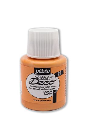 Pebeo Deco Mat Ahşap Boyası 110ML Şişe  Somon