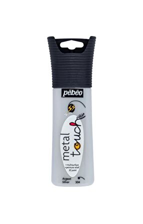 Pebeo Touch Deco Ahşap Boyası 30 ML Metal Gümüş