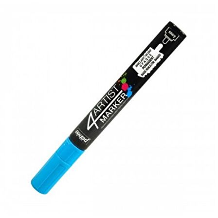 Pebeo 4Artist Oil Marker 4mm Yuvarlak Uç Light Blue