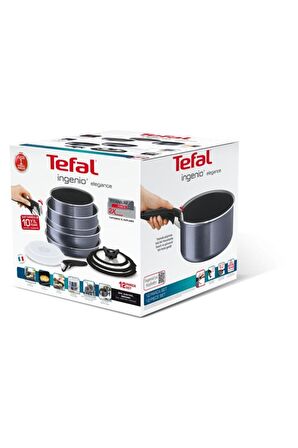 TEFAL Titanium Ingenio Büyük Set 12 Parça - Elegance 2100106634