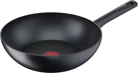 Tefal Titanium 2X SoRecycled 28 cm Yanmaz/Yapışmaz Titanyum Wok Tava