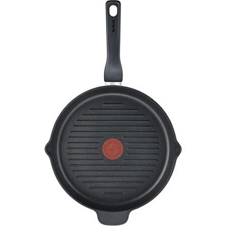 Tefal Titanium 1X XL Force 26 cm Yanmaz/Yapışmaz Titanyum Izgara Tavası