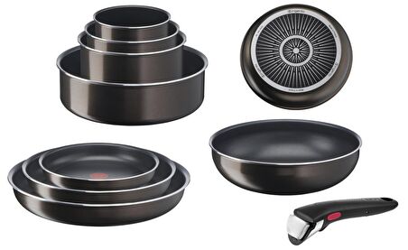 Tefal Ingenio XL Intense Titanyum 2X Büyük Tencere ve Tava Set 12 Parça 2100129599