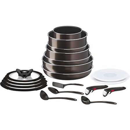 Tefal Titanium Ingenio 2X XL Force 19 Parça Titanyum Tencere Seti