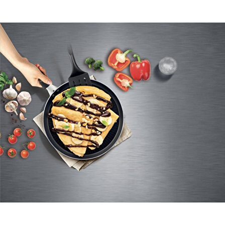 TEFAL TİTANİUM FORCE 3X KREP TAVA 25CM