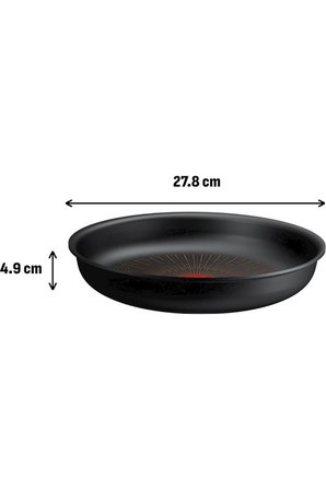 Tefal Excellence+ Fusion Core 26 cm Derin Tava Titanyum Kaplama ile Siyah Renkli Dayanıklı Tasarım