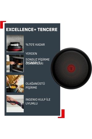 Tefal Excellence+ 8x Mix Sos Tenceresi - 16 cm