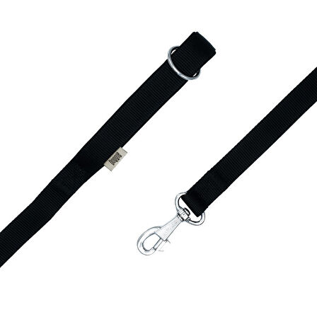 PETLOVEBUTİK Konforlu Dokumadan El Yapımı Köpek Gezdirme Kayışı 1,5x160cm - Black