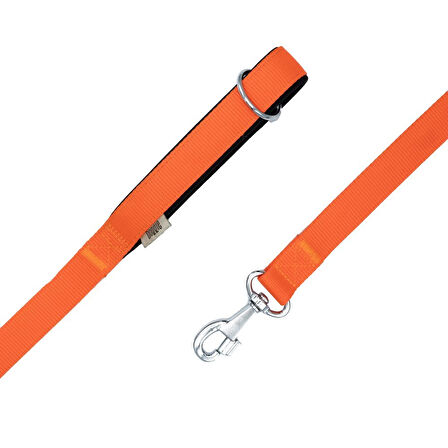 PETLOVEBUTİK Konforlu Dokumadan El Yapımı Köpek Gezdirme Kayışı 1,4x160cm - Orange