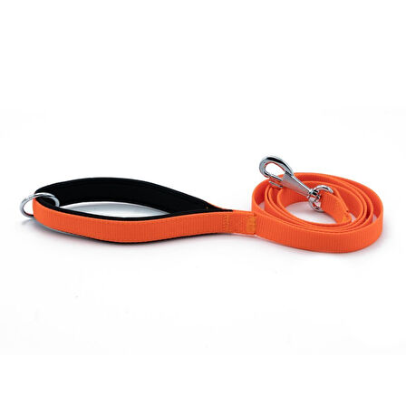 PETLOVEBUTİK Konforlu Dokumadan El Yapımı Köpek Gezdirme Kayışı 2x140cm - Orange