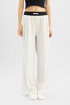 DeFacto Coool Wide Leg Geniş Bol Paça Geniş Paça Cepli Pantolon D0048AX24SMGR503