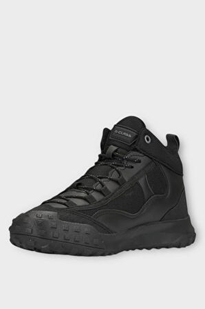 Deri Görünümlü Erkek Trekking & Outdoor Bot Ayakkabı SİYAH