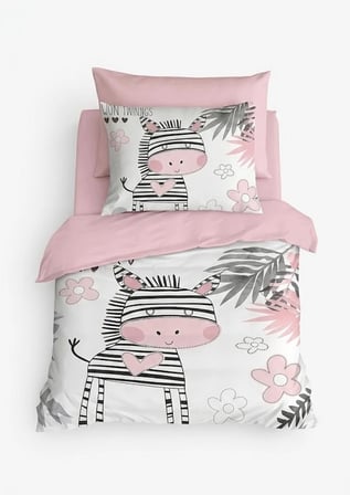 Baby Zebra %100 Doğal Pamuk Hassas Ten Uyumlu 3D Bebek Nevresim Takımı