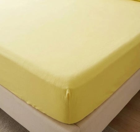 Bicomi Kayma Yapmayan Pamuk Penye Battal Boy Lastikli Car (200X200 Cm Gunes Sarisi)