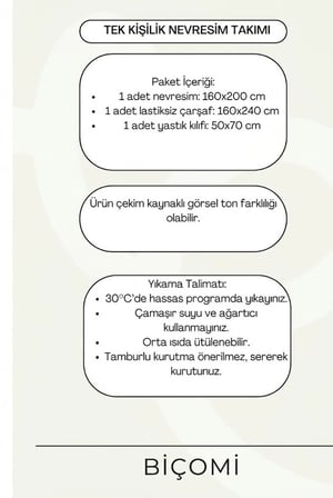 Bicomi Nefes Alan Pamuklu Gri Zigzag Tek Kişilik Nevresim Takımı (Konfor ve Terleme Önleyici Seri)