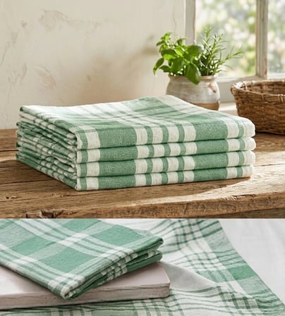 Daily Leke ve Tüy Bırakmayan Yüksek Emiş Güçlü 10'lu Mutfak Kurulama ve Servis Peçetesi Seti (50x70 cm)