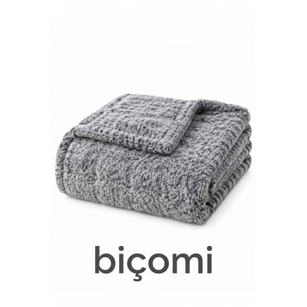 Biçomi Bulut Dokunuşlu Wellsoft TV & Dinlenme Battaniyesi(100x175)