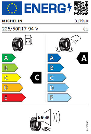 Michelın 225/50r17 94v prımacy 4+ mı Oto Yaz 2023