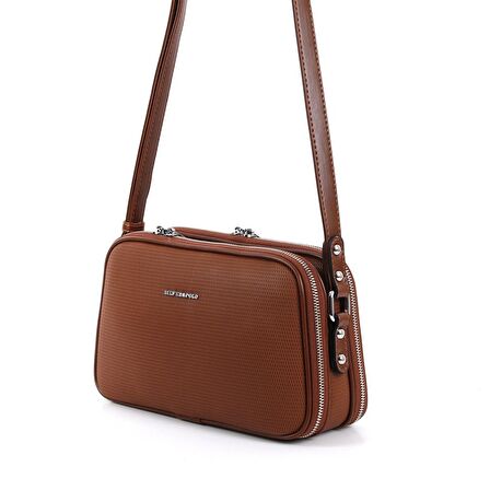 Kadın Postacı Çantası 899-31812 SİLVER POLO ÇAPRAZ Kadın ÇANTASI M86 TABA-MAT TABA