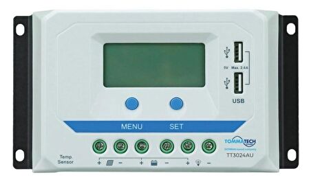 TommaTech 60A 12/24V PWM Şarj Kontrol Chz.