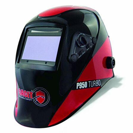 Sacit P950 Turbo Otomatik Kararan Kaynak Maskesi True Color True Color Temiz | Net Görüntü