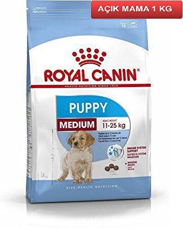 Royal Canin Medium Puppy Orta Irk Yavru Köpek Maması 1 Kg AÇIK