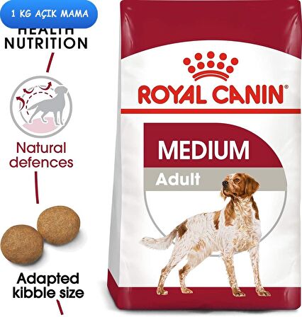 Royal Canin Medium Adult Orta Irk Köpek Maması 1 Kg AÇIK