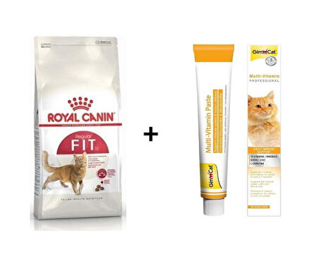 Royal Canin Fit 32  Kuru Kedi Maması 2 Kg + Gimcat Multivitamin 100 Gr