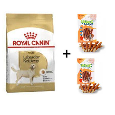 Royal Canin Labradorlar İçin yetişkin Köpek Maması 12 kg + 2 Adet Wooc Ödül 80 Gr 