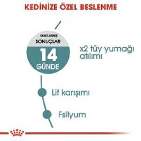 Royal Canin Hairball Care Kedi Maması 2 kg + 2 Adet Yaş Mama Hediye