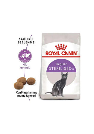 Royal Canin Sterilised 37 Kısırlaştırılmış Yetişkin Kedi Maması 2 KG