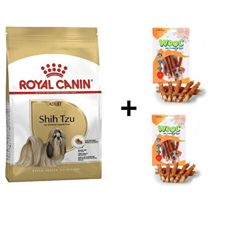 Royal Canin Shih Tzu Yetişkin Köpek Maması 1.5 Kg + 2 Adet Wooc Ödül 80 Gr 