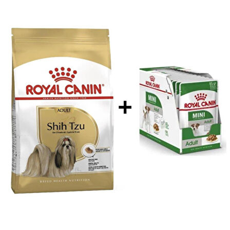 Royal Canin Shih Tzu Yetişkin Köpek Maması 1.5 Kg + 12 Adet Yaş Mama