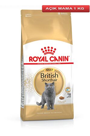 Royal Canin Adult British Shorthair Kedi Maması 1 Kg Açık