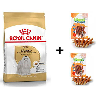 Royal Canin Maltese Bichon Yetişkin Köpek Maması 1,5 kg + 2 Adet Wooc Ödül 80 Gr 