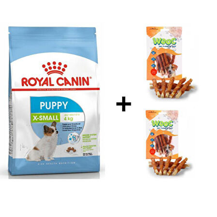 Royal Canin X Small Yavru Köpek Maması 1,5 kg + 2 Adet Wooc Ödül 80 Gr 