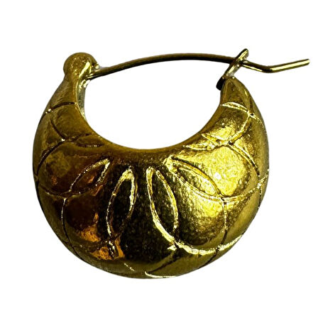 Uretti - İREM 3914 5905 Çelik Tombul Midye Model Küpe