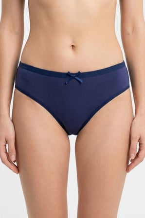 Kadın 6'lı Paket Pamuklu Bikini Külot Esnek Yumuşak İz Yapmaz İç Çamaşırı