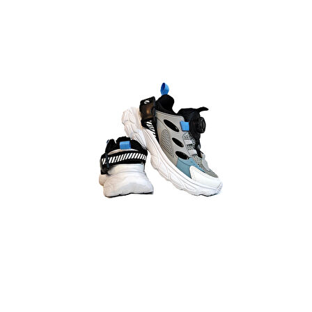 M.P one 3409 Gri Yazlık Erkek Çocuk Spor Ayakkabı