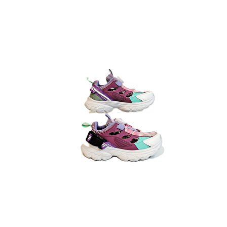 M.P one 3409 Pembe Makaralı Yazlık Kız Çocuk Spor Ayakkabı