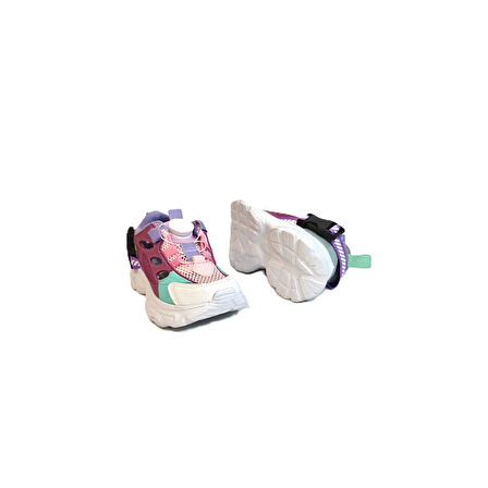 M.P one 3409 Pembe Makaralı Yazlık Kız Çocuk Spor Ayakkabı