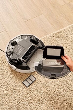 Homend Alex Laser 1291H Moplu ve Haritalamalı Akıllı Robot Süpürge Beyaz
