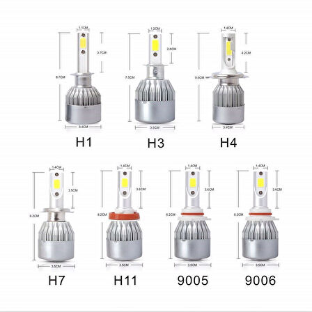 Chevrolet Captiva Kısa Far Led Xenon Şimşek Etkili 2006-2015 Arası