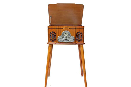 Standlı Pikap Çalar Turntable Phone With Leg
