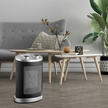 2 Kademeli Seramik Fanlı Isıtıcı 1500W