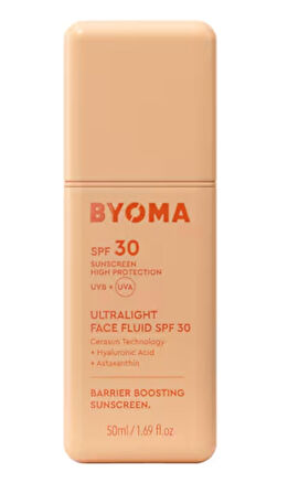 BYOMA Ultralight Face Fluid SPF 30 - Güneş Koruması 50 ml 