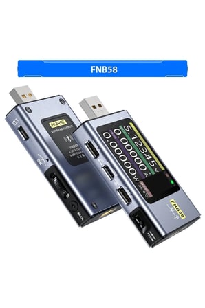Anunnaki FNB58 Ampermetre Akım ve Voltmetre USB Test Cihazı