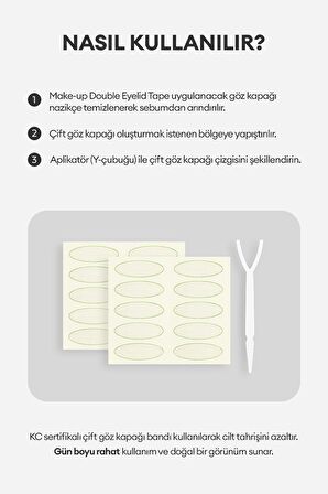 Göz Kapağı Yapıştırma Bandı (2adet) MISSHA Make-up Double Eyelid Tape