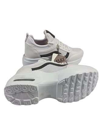 SİA ÇANTA FLET LEAVE YOUR MARK TECHNOSOFT TABAN YÜKSEK TOPUK NEFES ALAN KUMAŞ BAĞCIKLI SPOR AYAKKABI