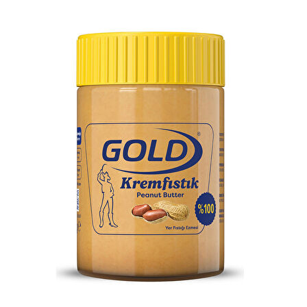 Gold Fıstık Ezmesi 340 gr 3 lü Karma Paket / Classic - Şekersiz - %100